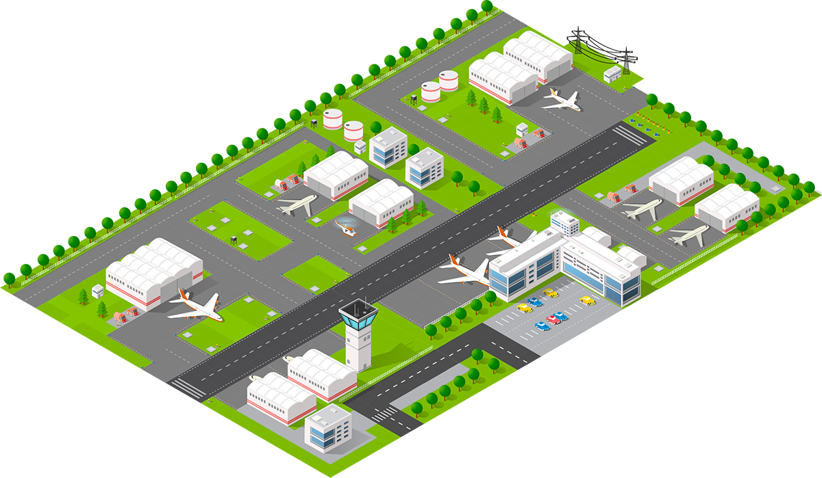 Ellona sur les aéroports