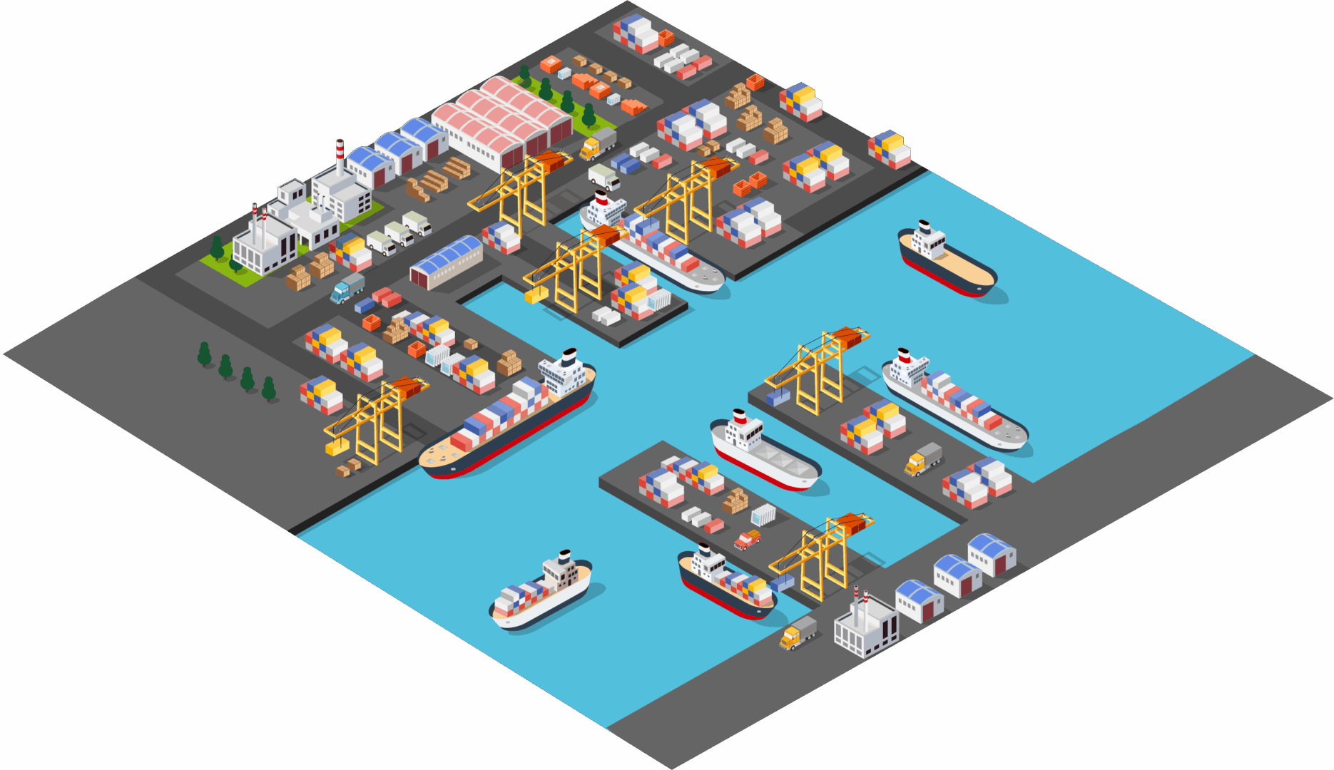 Infographie Port