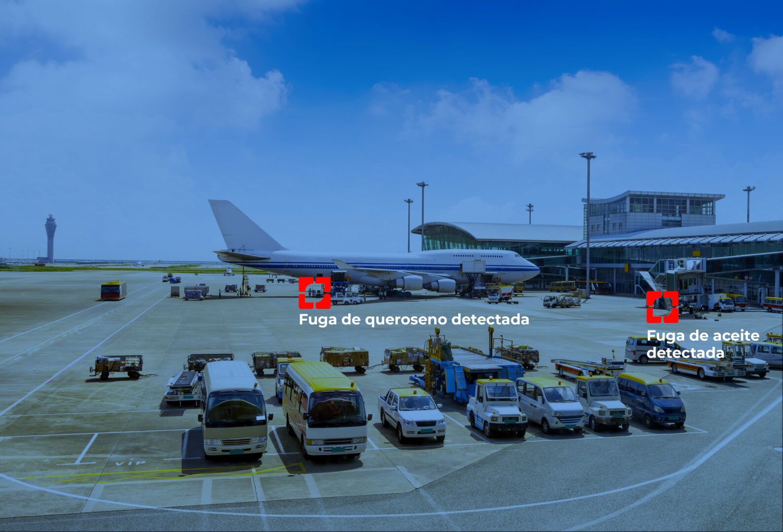 Ellona Fuga de queroseno detectada, Fuga de aceite detectada