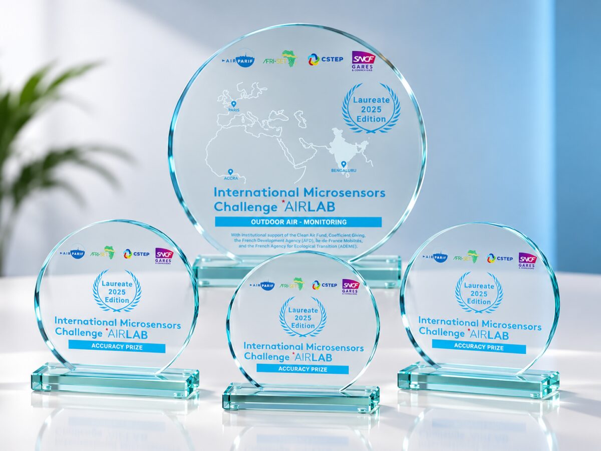 Trophées AIRLAB lauréate 2025 du challenge international microsenseurs Ellona